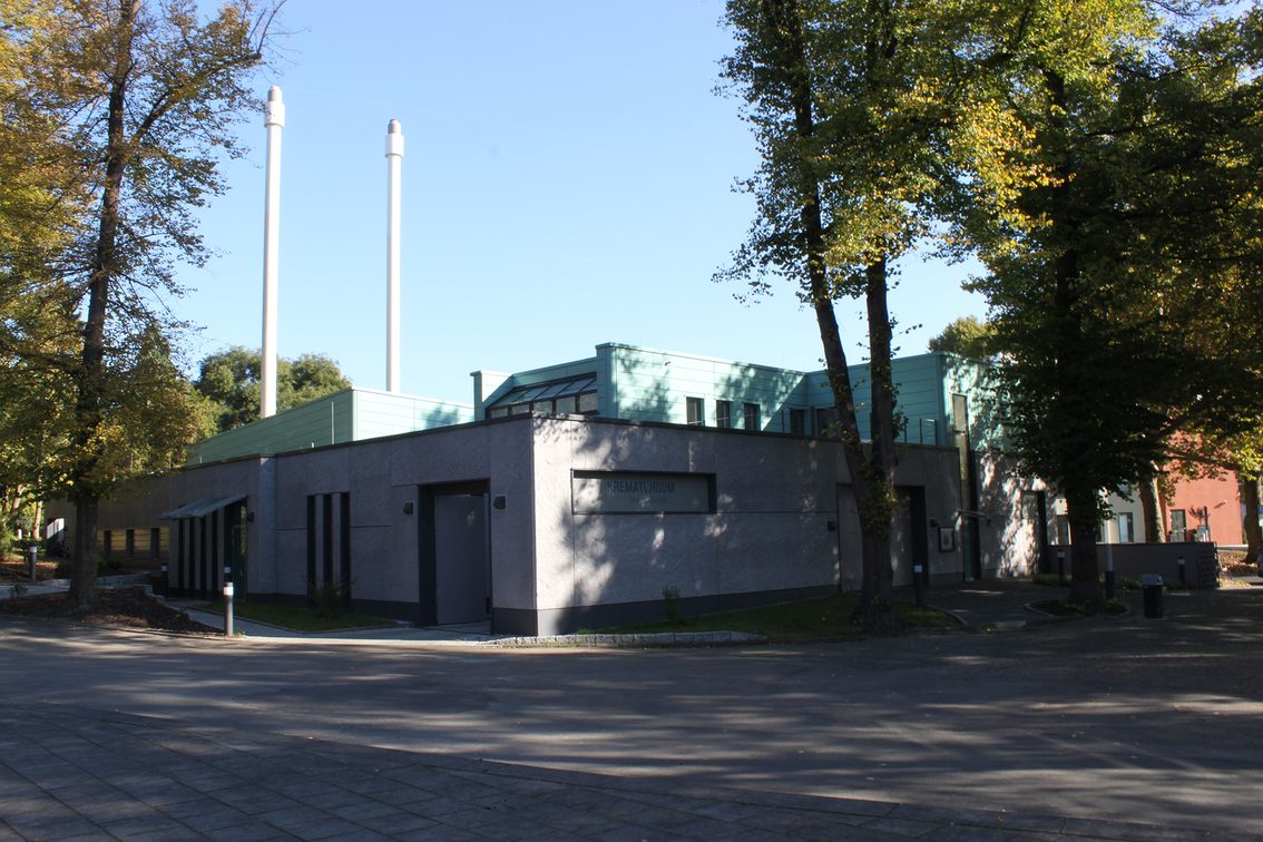 Nowe krematorium, oddane do użytku w 2010 r.