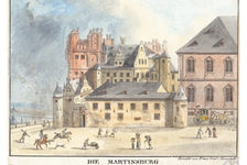 Bildergalerie Kurfürstliches Schloss Kurfürstliches Schloss Das Kurfürstliche Schloss in der Kunst: Der Mainzer Domkapitular und Maler Franz Graf von Kesselstadt (1753-1841) fertigte dieses Gemälde an.