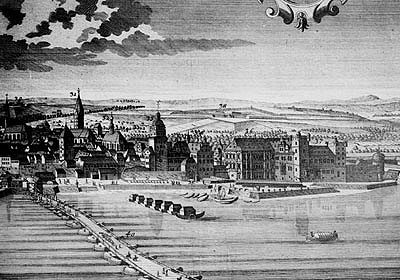 Das Kurfürstliche Schloss um 1720/30