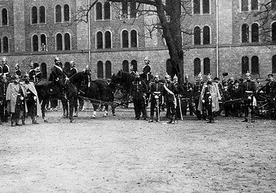 Le régiment d'artillerie de campagne de Nassau n° 27 vers 1895