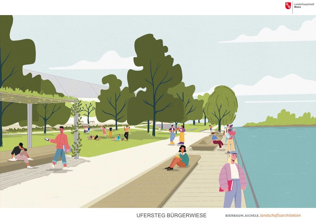 Illustration Ufersteg Bürgerwiese