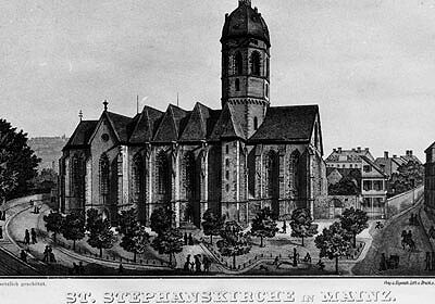 Aufnahme von St. Stephan aus dem Jahre 1908