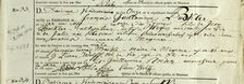Ausschnitt aus dem Mainzer Geburtsregister 1803/04.