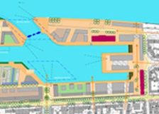 Lageplan Zoll- und Binnenhafen - Option einer zukünftigen Bebauung