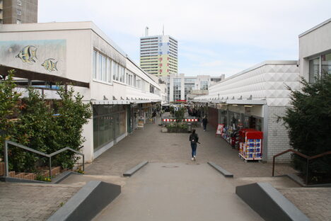 Einkaufszentrum Mainz-Lerchenberg - Bestandssituation