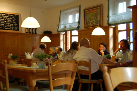 Gastraum im Restaurant Heinrichs