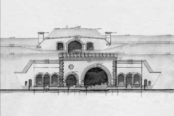 Reconstrucción de la puerta de Gonsenheim con murallas
