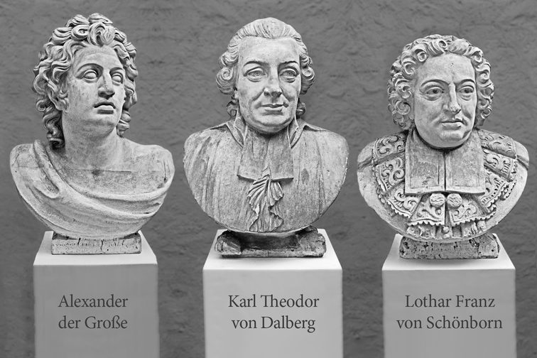 Busti di Alessandro Magno, Karl Theodor von Dalberg e Lothar Franz