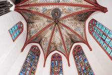 Deckenmalerei in der Karmeliterkirche