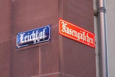 Mainzer Straßenschilder