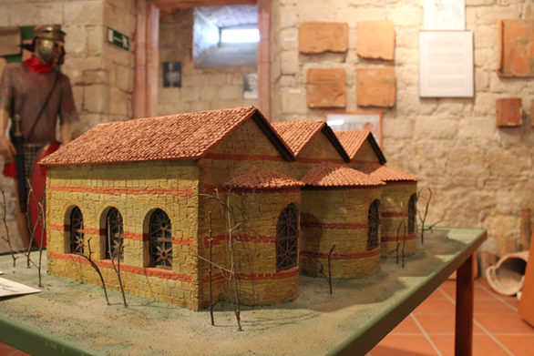 Modell im Museum Castellum