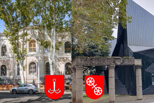 La synagogue d'Odessa et la synagogue de Mayence