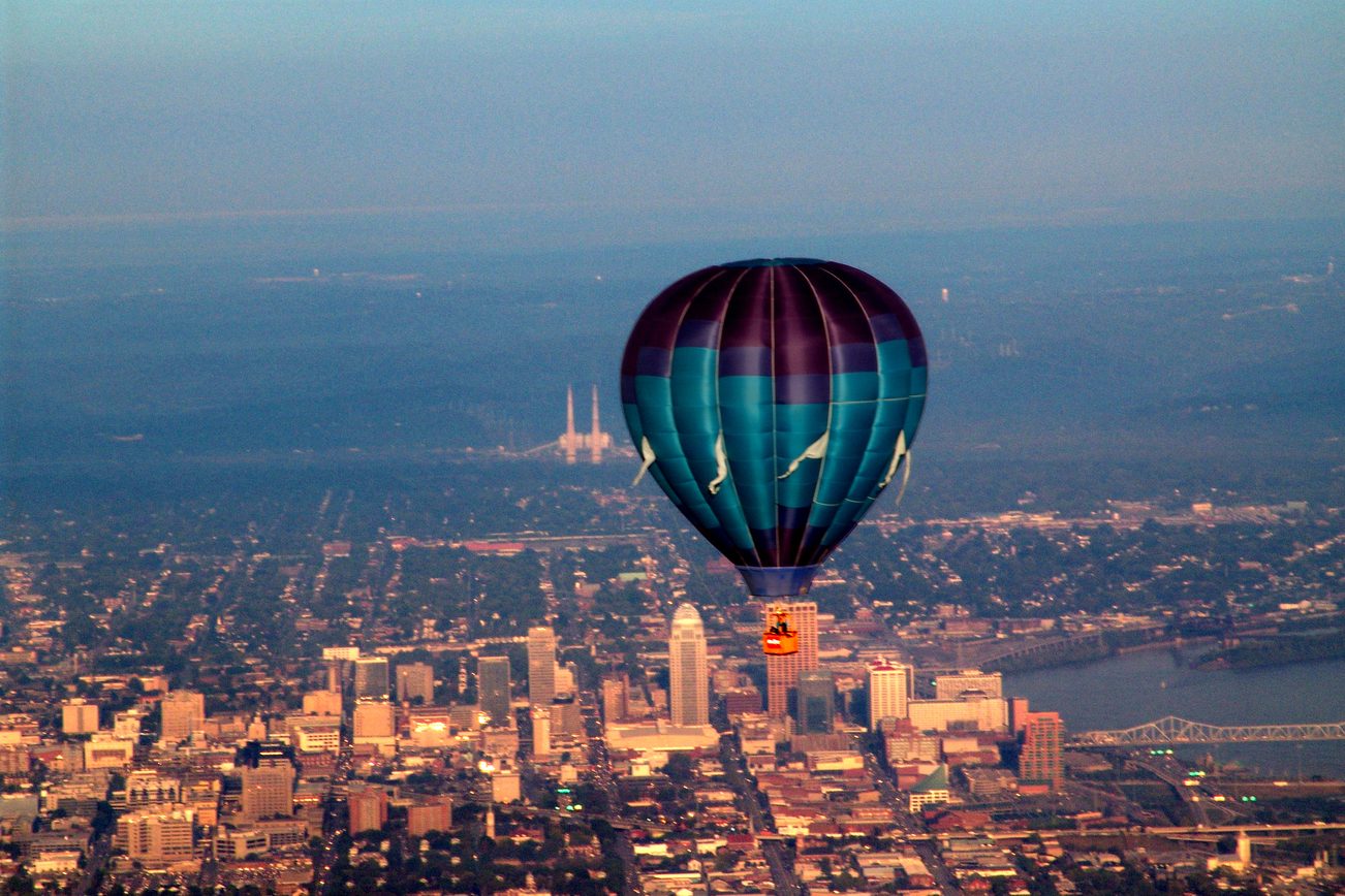 Great Baloon Glow at the Kentucky Derby Festival