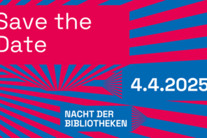 Save the Date Banner zur Nacht der Bibliotheken © Nacht der Bibliotheken