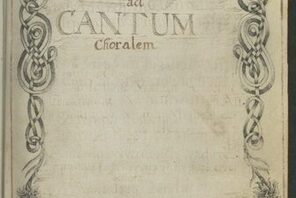 Titelblatt der Musikhandschrift © Stadtbibliothek Mainz