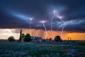 Blitze und Gewitterwolken © Bastian Werner