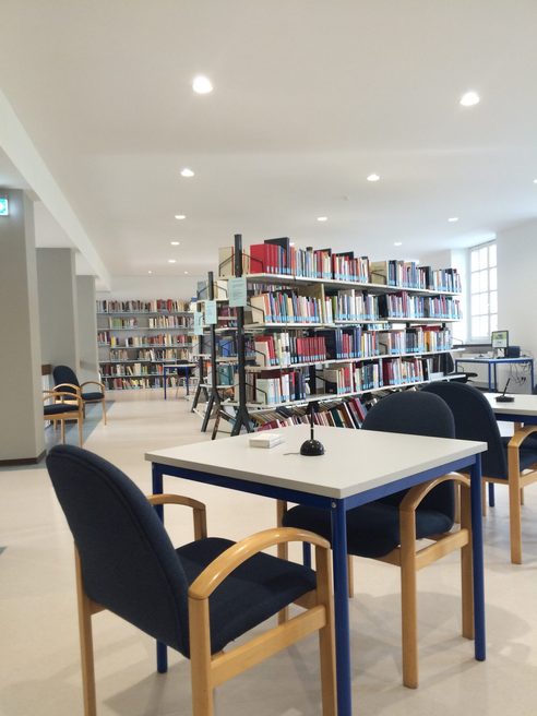 منظر لمكتبة الأبحاث