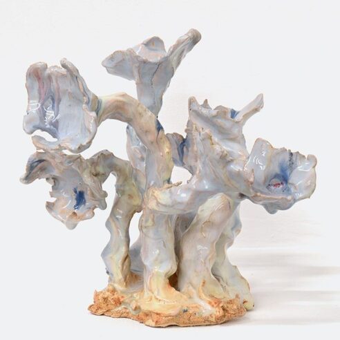 Skulptur blue moon