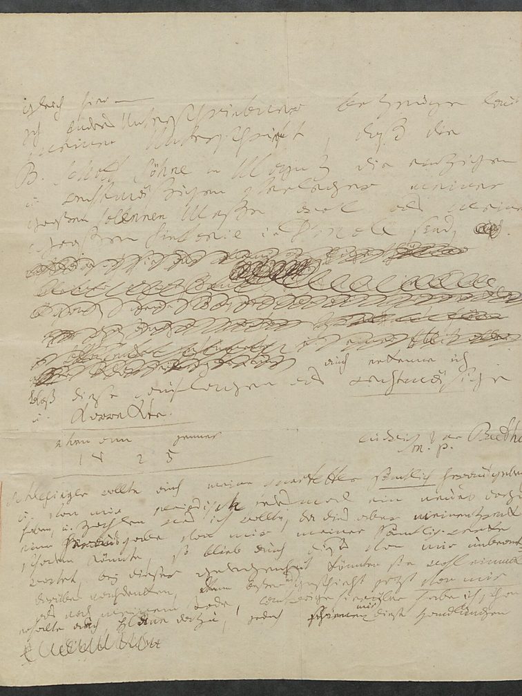 Letter dated January 22, 1825