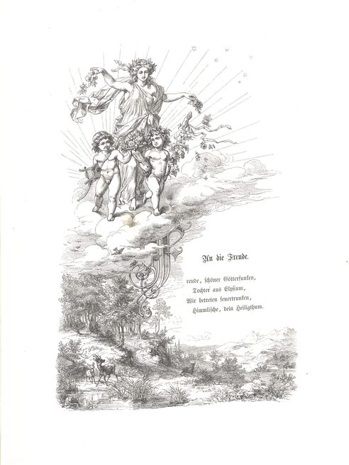 Illustration zur Ode an die Freude