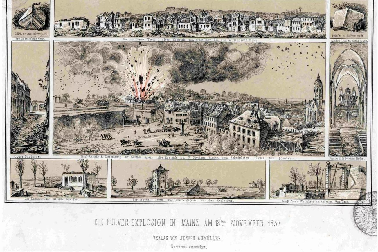 Esplosione della polveriera 18 novembre 1857