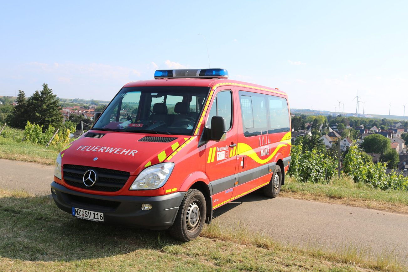 Photo du MTF des pompiers volontaires de Hechtsheim.