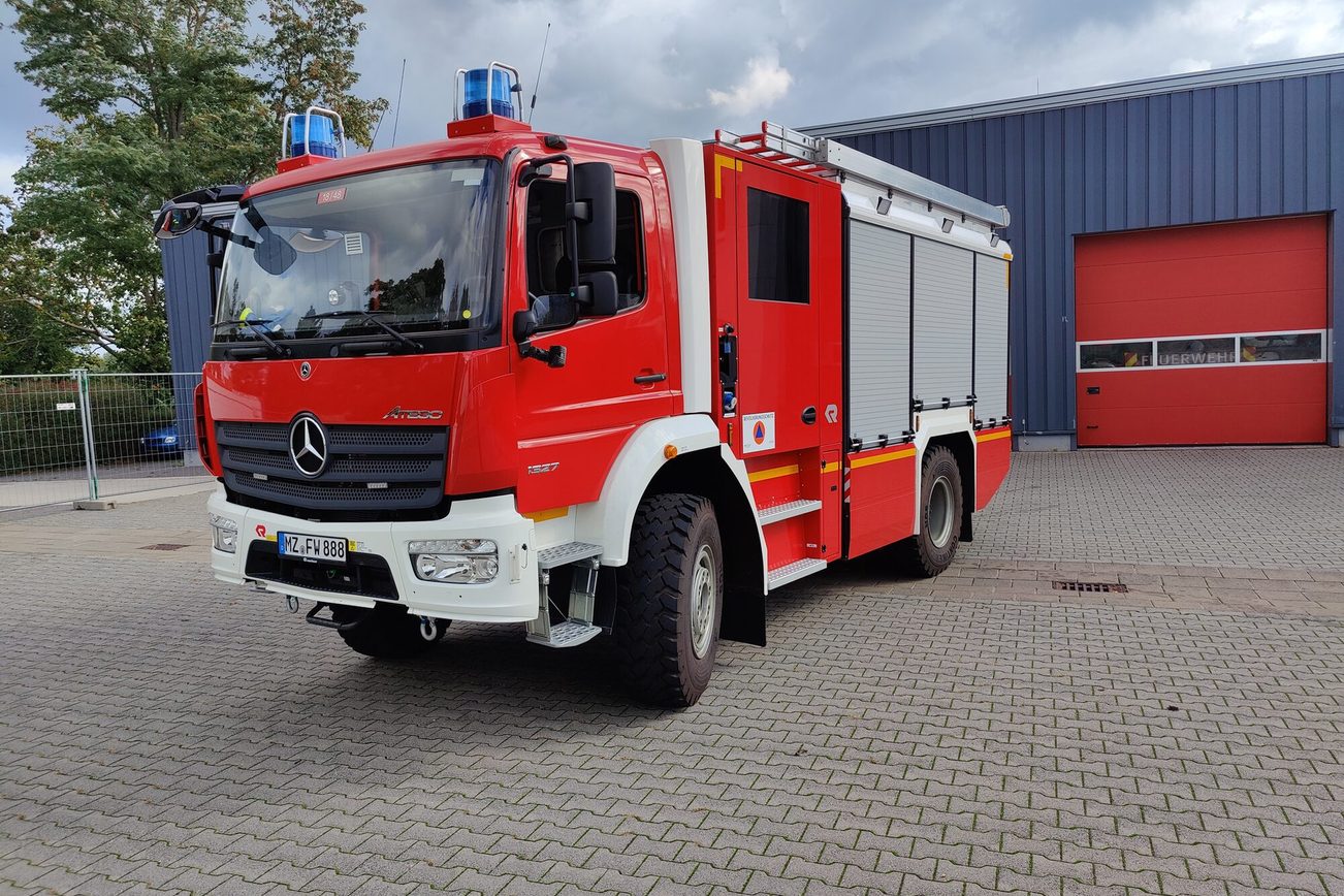 Photo du LF20KatS des pompiers volontaires de Laubenheim.
