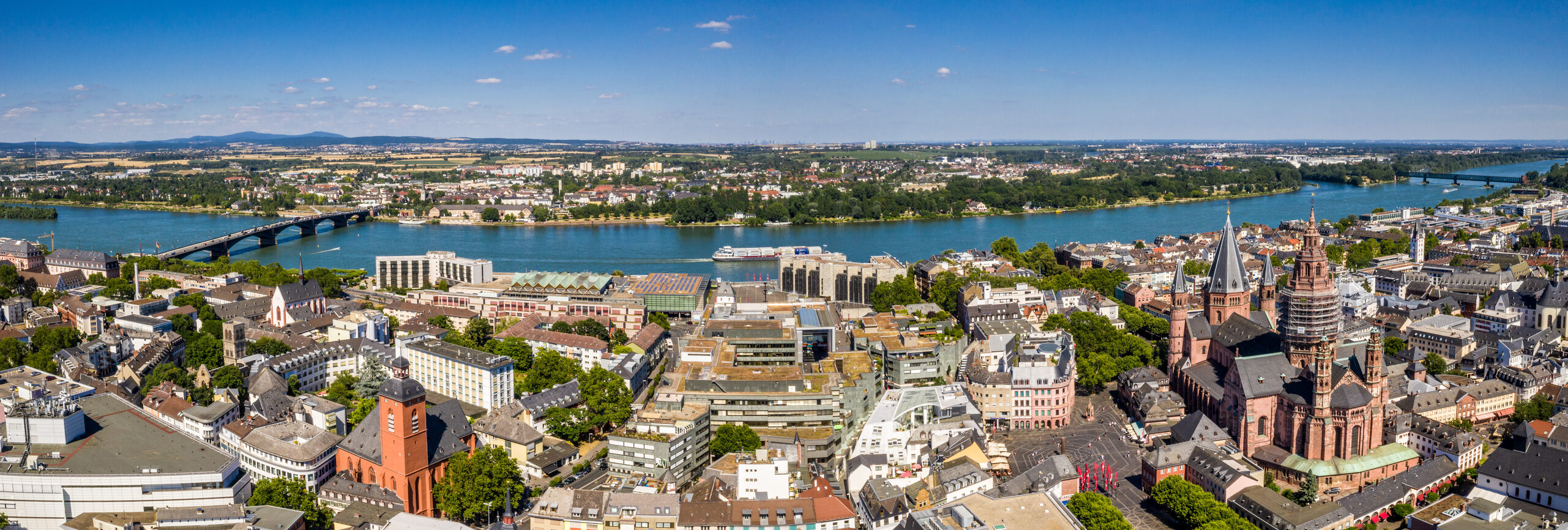 Drohnenbild Mainz