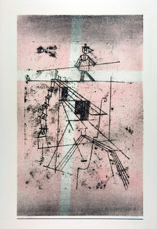 Abbildung des „Seiltänzers“ (1923) von Paul Klee.