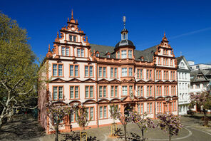 Die Gutenberg-Bibliothek befindet sich im „Römischen Kaiser“. © Gutenberg-Museum, Mainz, Foto: Carsten Costard