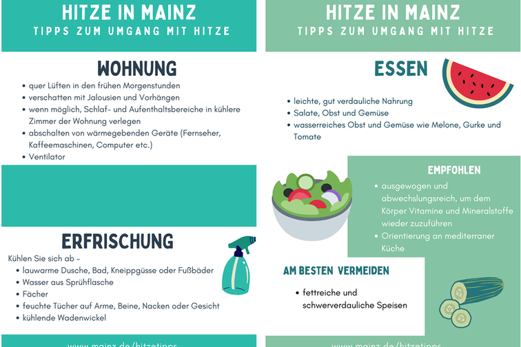 Tipps zum Umgang mit Hitze