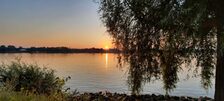 Sonnenaufgänge nach tropischen Nächten in Mainz bei 26 Grad im August 2020