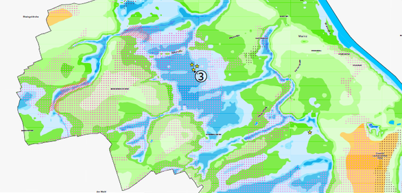 Kartenausschnitt Grundwasser