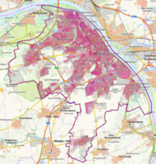 Karte zum Wärmebedarf in Mainz