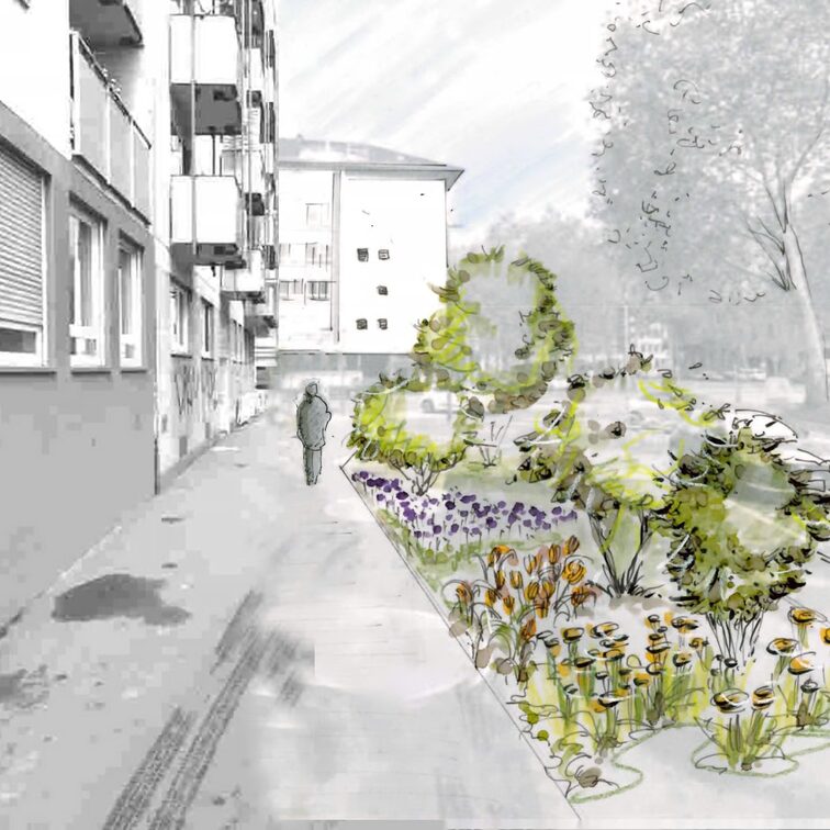 Entwurf zur Umgestaltung Kaiserstraße