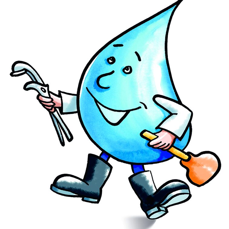 Unser Imagefigur "Entwässerung"