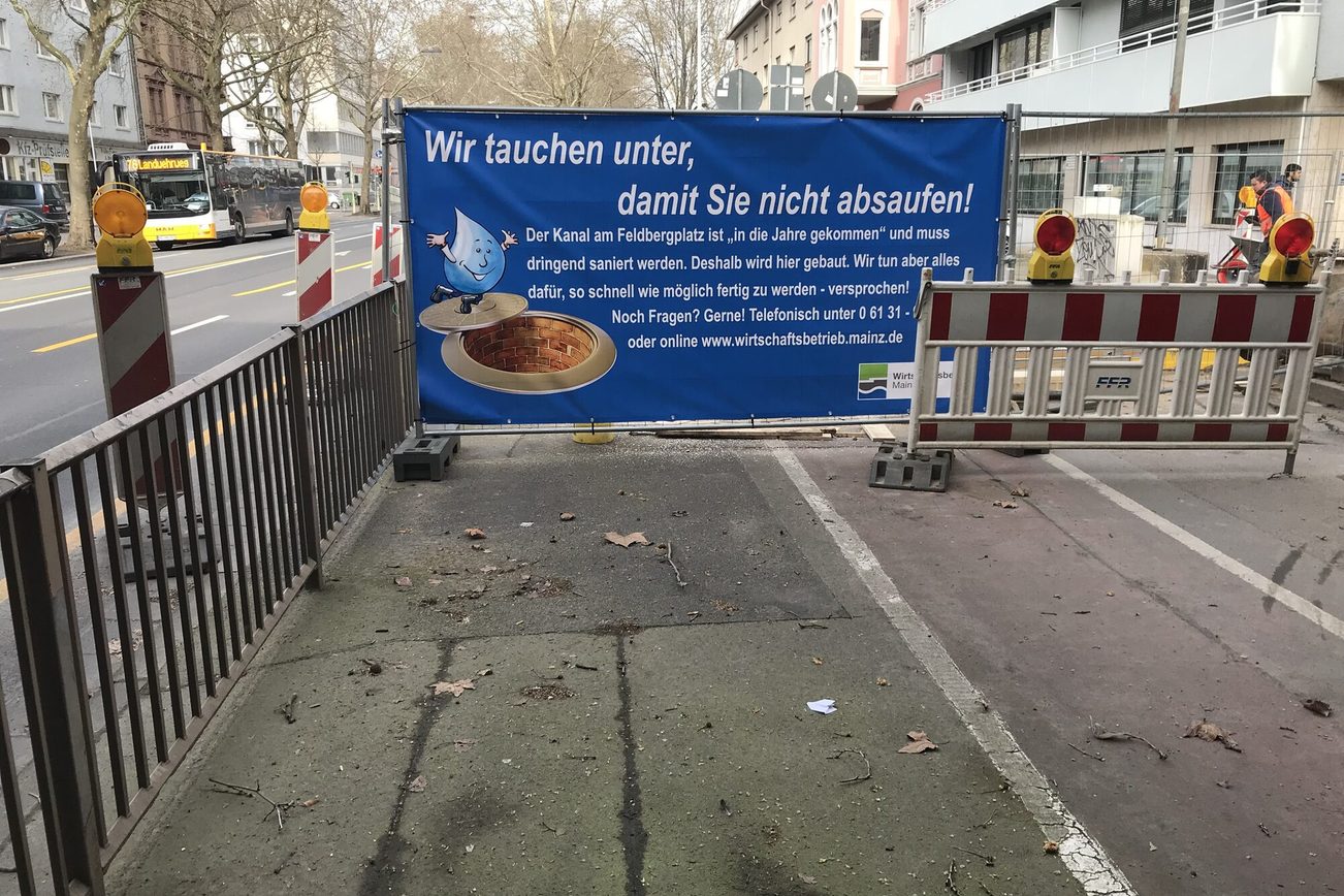 Livello Rheinallee con Feldbergplatz