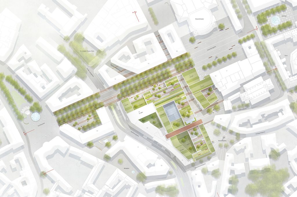 1. Platz Städtebauliches Gesamtkonzept