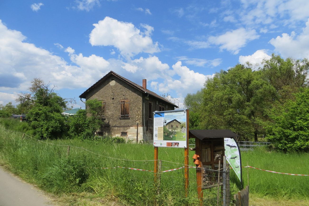 Information point of the AK Umwelt Mombach